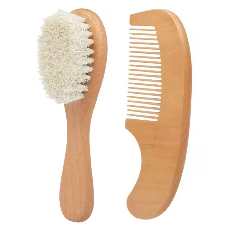 2pcs/Kit Soft Baby Hair Brush Comb Set